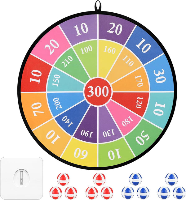 Accmor 29" Large Dart Board for Kids, Kids Dart Board with Sticky