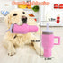 BABORUI Soft Tumbler Squeaky Dog Toy, Funny Design for Small/Medium/Large Dogs, Pink