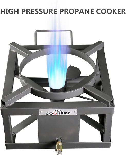 High-Pressure Single Burner Propane Stove with Jet Burner, Perfect for Backyard Cookouts and Tailgating, SA1050