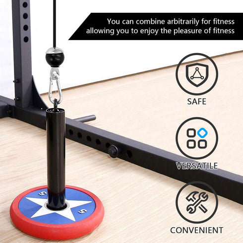 Taeku Fitness Pulley Cable Heavy Duty 6mm Steel Wire Rope Replacement for Home Gym Weight Lift