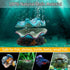 Abnaok Aquarium Shell Decoration - Tropical Clam Live-Action Ornament for Fish Tank Aerating and Oxygenated Decoration