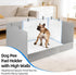 Dmnnlp 32.3"x22"x15.7" 6 Potty(Gray2) Dog Pee Pad Holder with High Walls, No-Splash Indoor Dog Potty Box with Clamps