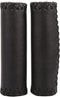 Yosoo Retro Artificial Leather Bicycle Handlebar Grips, 1 Pair for MTB Road Mountain Bike