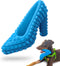 SUPER SHOE Dog Toy for Aggressive Chewers, Rubber Natural Teething Toys, Treat Dispenser for Small Medium Dogs