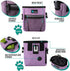 PetAmi Dog Treat Pouch - Training Bag Holder for Kibbles, Toys, and Poop Bags (Purple) - 3 Ways to Wear