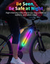 11 BELEEV LED Scooter Frame Light for Night Riding, Flashing Effects, Battery Powered, Fits for Bicycles Electric Kick