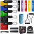 WHATAFIT Resistance Bands - Exercise Bands for Working Out, Home Gym Equipment with Handles for Men and Women