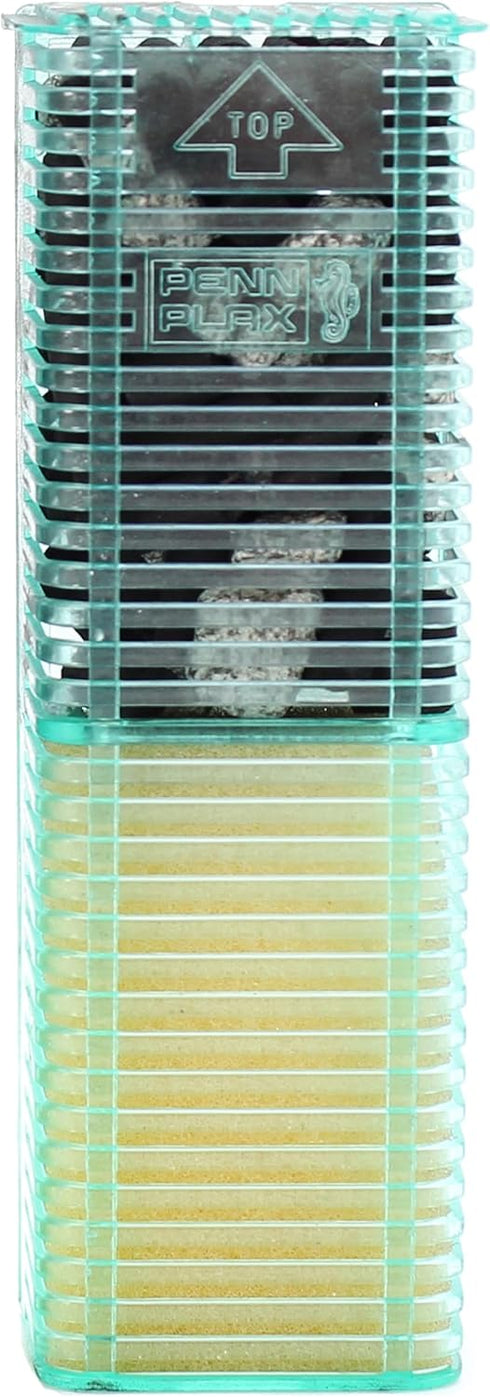 Penn-Plax Small World Aquarium Filter, Comes with Disposable Media Cartridge for Freshwater and Saltwater