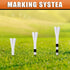 Professional Plastic Golf Tees 120 Pack, 100 Driver Tees & 20 Iron Tees, Reduces Friction & Side Spin