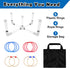 Set MOLACHI Ring Toss Games for Adults and Kids,Yard Games,Outdoor Indoor Games with LDE Light,Easy to Up w/Compact