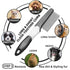 7 Dog Brush for Shedding, PCS Dog Grooming Brush Kit, Undercoat Rake, Slicker Brush, Deshedding Comb, Bath Brush, Nail