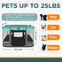 Paw Ballet Foldable Pet Kitten Playpen, Waterproof Portable Dog Cat Playpen Kennel Tent for Small Cat Dog, Retractable