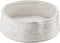 Fringe Studio Medium Stoneware Pet Bowl, Ribbed White (501005)