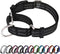 Martingale Dog Collar, Adjustable Nylon Reflective Collar with Quick Release Buckle, Black, Extra Large