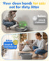 KropBom 30 Count NeakasaM1 11/12 27*13in Automatic Cat Litter Box Liners Bags Compatible with Petpivot Autoscooper
