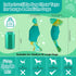 Dog Toys for Aggressive Chewers, Interactive Chew Toys for Large Dogs, Indestructible Squeaky Toys, Green