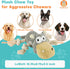 Dog Toys for Aggressive Chewers, Squeaky Toys to Keep Large Dogs Busy, Durable Gray Dog Toys
