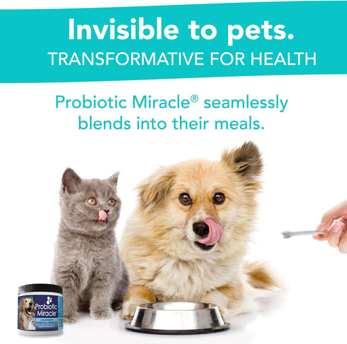 Probiotics for Cats & Dogs: Probiotic Miracle for Digestive Health, Stop Diarrhea & Loose Stool