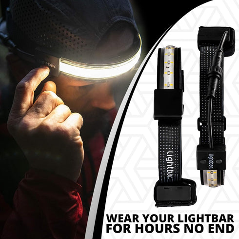 LED Headlamp, 300 to 500 Lumens, Spot Light Mode and Red Light Modes for Camping, Running, Biking