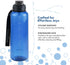 GRANDTIES Sports Tritan Plastic Water Bottle with Straw - Leakproof BPA Free Travel Bottle for Gym, Outdoor, Fitness