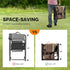 VINGLI Camping Chairs, Directors Chair, Camping Chair with Side Table & Carry BagHeavy Duty Camping Chairs for Adults