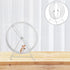8-inch VOSAREA Silent Hamster Running Wheel with Iron Bracket, Small Pet Exercise for Hamsters, Squirrels, Sugar