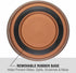 Loving Pets Bella Bowls - No Tip Stainless Steel Dog Food Water Bowl (Medium, Copper)