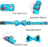 Shark Print Bowtie Dog Collar for Boys, Soft Durable Adjustable Collar for X-Large Dogs