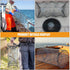 2pcs 17x10 Inch Portable Collapsible Fish Trap Metal Mesh Turtle Trap Saltwater Shrimp Lobster Easy to Use and Store