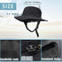 Surf Bucket Hat with UPF 50+ UV Protection, Waterproof Sun Hat with Adjustable Chin Strap for Water Sports