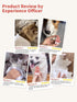 8x12ml(0.4fl.oz) 4 Concentrated Waterless Dog Shampoo & Cat Dry Shampoo, No Rinse Pet Grooming Serum, Plant-Based