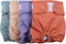 Vecomfy Reusable Female Dog Diapers for Medium Dogs,(4 Pack) Easy Absorbent Medium