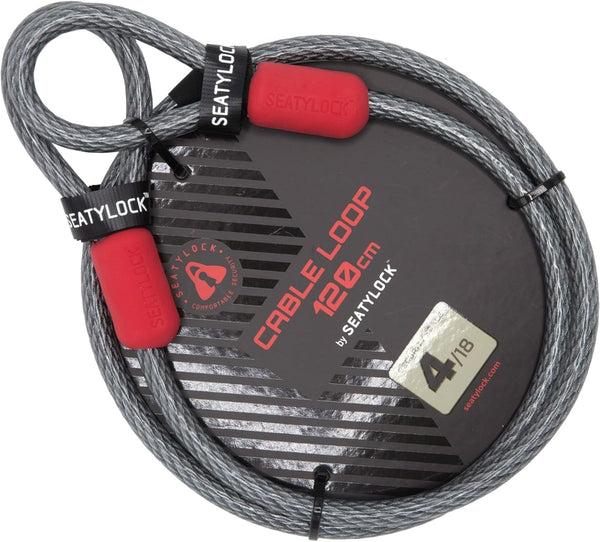 SeatyLock Bike Cable Lock, Anti Theft Triple Braided Steel Cable, Universal Fit Flexible Locking Cables