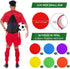 ZIECE 60 Pcs Poly Spot Markers Non-Slip Rubber Floor Dots for Gym, Flat Cones Agility Markers Poly Dots for Gym Floor