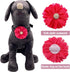 PET SHOW Valentines Flower Charms Slide Collar Accessories for Small Dogs, Medium Large Dogs, Cats, Puppies, Rabbits,