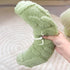 Little Pillow for Cats Puppies, Ultra Soft Warm Fluffy Macaron Color Toy Half Donut Cuddler for Joint Relief