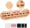 Wooden Hangboard Rock Climbing, Climbing Fingerboard with Mounting Kit for Bouldering, Finger