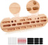 Wooden Hangboard Rock Climbing, Climbing Fingerboard with Mounting Kit for Bouldering, Finger