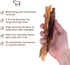Pupford Beef Tendon Chews for Dogs | Extra Thick, Long-Lasting, Natural Ingredients, Low Calorie, Cleans Teeth &
