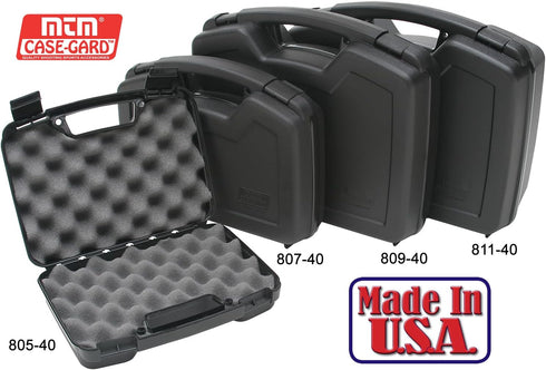 6-Inch MTM Single Handgun Case for up to Revolver (Black)
