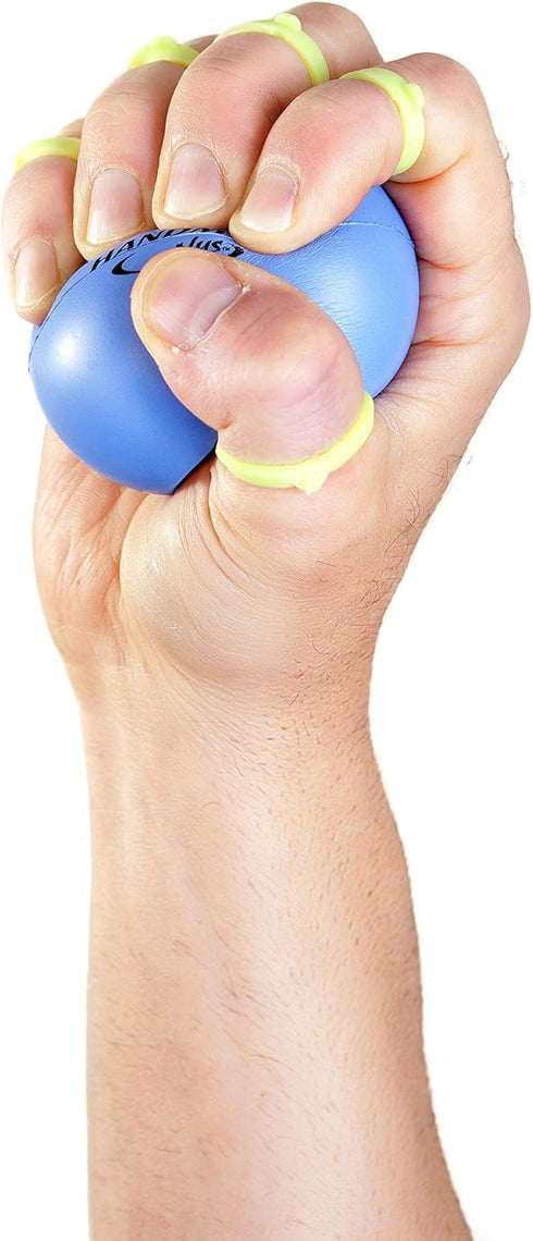 Physical Therapy Hand Exerciser - Forearm Exerciser with Stress Relief Ball - Finger Strengthener, Purple