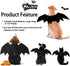 Tealots Halloween Dog Costume - Adjustable Pet Bat Wings for Small Medium Large Dogs, Funny Cat Outfit (L)