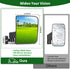 Golf Cart Side Mirrors - Universal Folding Rear View Mirror for 0.75"-1.25" Square Rail, Fits EZGO and Club Car