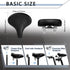BUCKLOS Bike Seat for Comfort Men Women Wide Bicycle Seats Large Bike Saddle for Ebike Beach Cruiser Peloton Stationary