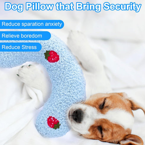 Mity rain 2PCS Dog Pillow, Anxiety Relief Pillow for Dog, Ultra Soft High Density Calming Pillow for Joint Relief