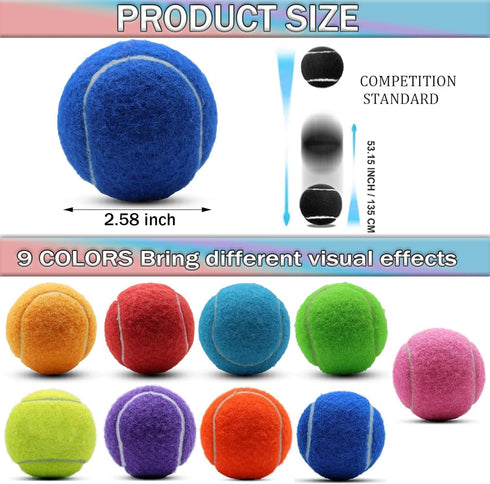 40 Pack SHYUJAJIE Tennis Balls, Training Tennis Balls,High Elasticity Practice Tennis for Beginner, Exercise Playing