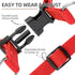 PUPTECK No Pull Dog Harness, Soft Adjustable Nylon Step-in Puppy Vest for Outdoor Walking, X-Small Red