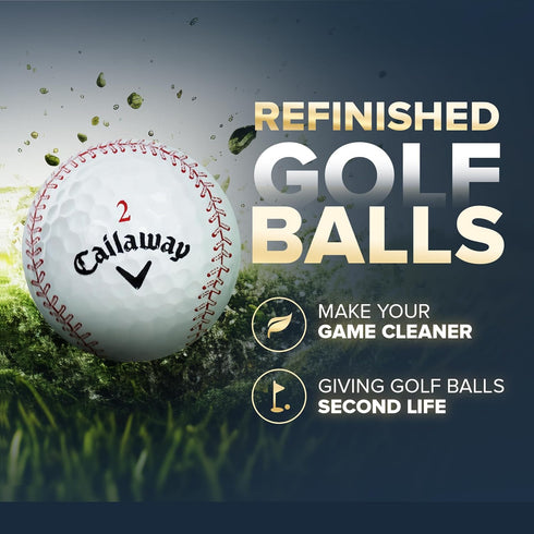 GBM Callaway Chrome Soft Certified Refinished Baseball Golf Balls | 12 Pack | Par-FECT for Any Golf Outing