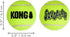 (6 Pack) KONG Air Dog SqueakAir Dog Toy Tennis Balls, Medium