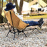 Grey Portable Footrest for Camping Chairs - Attachable Leg Rest